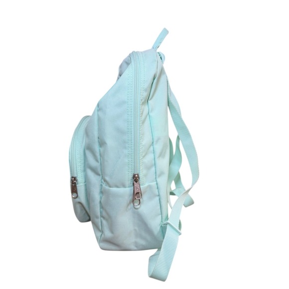 3/$20 Jansport Mini Backpack Light Aqua Blue Small School Travel Bag - Picture 4 of 8